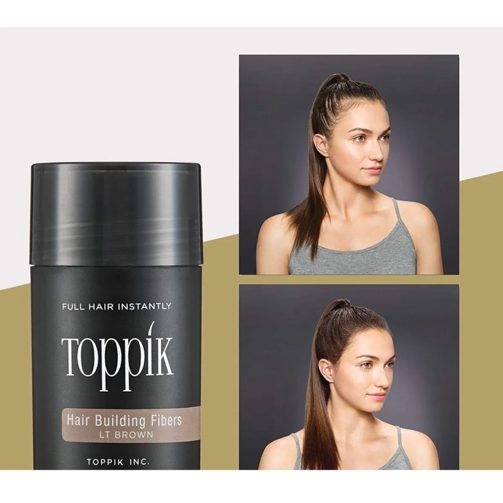 Toppik hair fiber black dark brown light brown 3 bottle set +free 🎁 - Picture 11 of 15